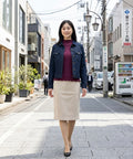 華やぎを添える大人のカジュアルミックススタイル